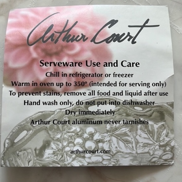 Authur Court Silver Butter Dish Circa 2001 Vintage - Picture 4 of 8